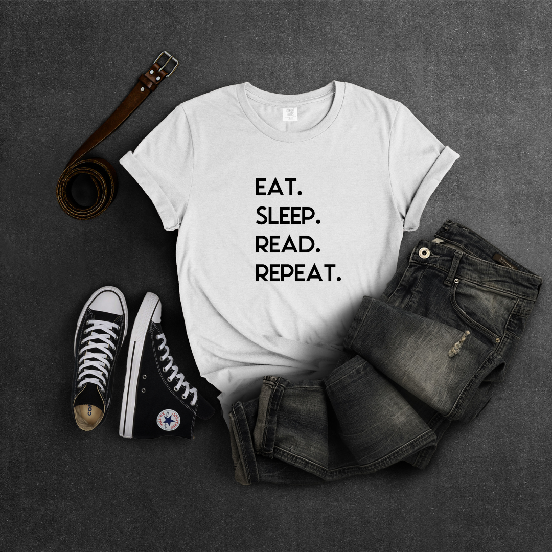 Eat. Sleep. Read. Repeat. Tee