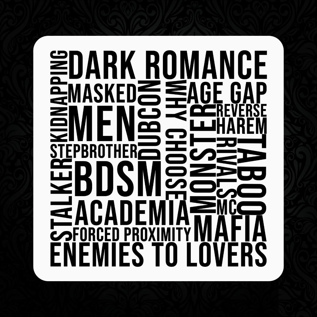 Romance Tropes Vinyl Sticker